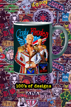 CODY RHODES 11oz Mug | Pro Wrestling | Wrestling Fan Gift | WWE Fan | Wrestling Legend | Gift for Wrestling Fan | Pro Wrestler Gift | Wrestling Memorabilia
