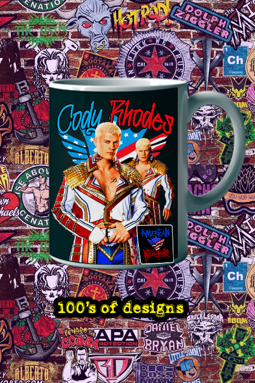 CODY RHODES 11oz Mug | Pro Wrestling | Wrestling Fan Gift | WWE Fan | Wrestling Legend | Gift for Wrestling Fan | Pro Wrestler Gift | Wrestling Memorabilia