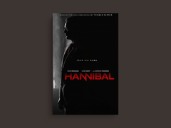 Hannibal Canvas Print | Mads Mikkelsen Wall Art | TV Show Decor | Red Dragon Poster | Gothic Home Decor | Hannibal Lecter Design