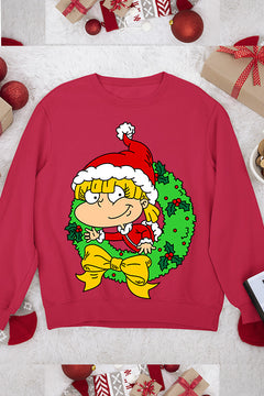 UGLY Angelica's Festive Fusion | Retro Rugrats Angelica | Christmas Ugly Sweatshirt