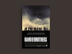 Band of Brothers Canvas Print featuring Tom Hanks | Steven Spielberg | WWII | Historical TV Show Art