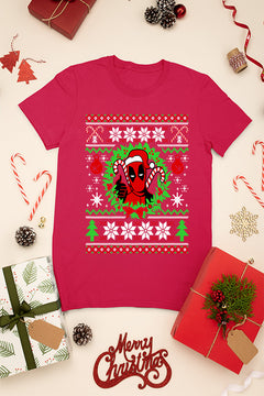 KIDS UGLY Deadpool Holiday Havoc T-Shirt | Merc with a Mouth | Retro Cool Kids