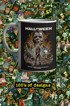 Horror Halloween 11oz Mug | Scary Movie Lover Gift | Spooky Season Coffee Cup