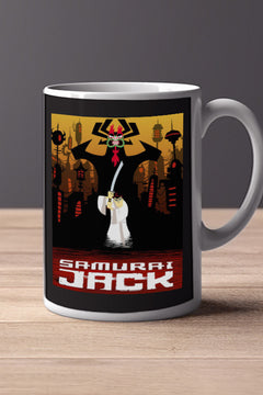 Samurai Jack 11oz Mug featuring stylish design | Samurai Jack Poster Print | TV Show Memorabilia Samuel L. Jackson