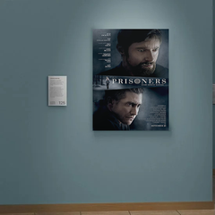 Prisoners Canvas Print | Hugh Jackman & Jake Gyllenhaal | Film Poster Design | Movie Memorabilia | Wall Art Decoration | Unique Gift Item