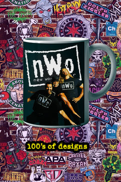 NWO 11oz Mug | Pro Wrestling | NWO Design | Hulk Hogan Image