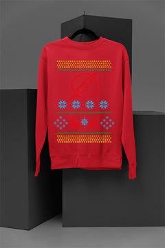UGLY Flashy Christmas Delight | DC The Flash Logo | Holiday Speedster Fun | Retro Era