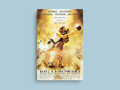 The Big Lebowski Canvas Print Jeff Bridges | Film Art Decor Poster Print | Movie Memorabilia Home Wall Decor