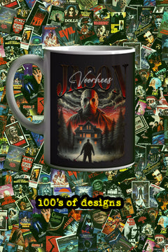 Halloween Jason Voorhees 11oz Mug | Horror Film Poster Design