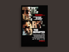 The Departed Canvas Print Leonardo DiCaprio | Jack Nicholson | Movie Wall Art Gift