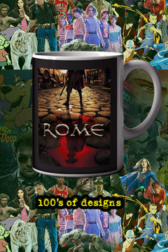 Rome 11oz Mug | TV Show Rome Design | Julius Caesar and Mark Antony Mug