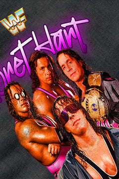 BRET HART WWE T-Shirt | Hart Foundation Era | Wrestling Legend Tee Ecommerce Artistry