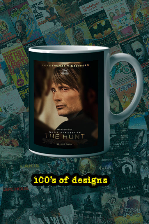 The Hunt 11oz Mug | Film Memrobillia | The Hunt Poster | Lead Actor's Name