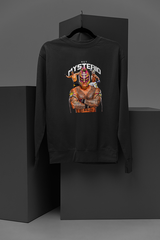 Rey Mysterio WWE Sweatshirt | High-Flying Legend | Lucha Libre Icon |