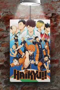 Haikyuu!! Shoyo Hinata Premium Gloss Poster | Anime TV Show Design | Volleyball Anime Art | Bedroom Decor | Wall Art Print | Otaku Gift