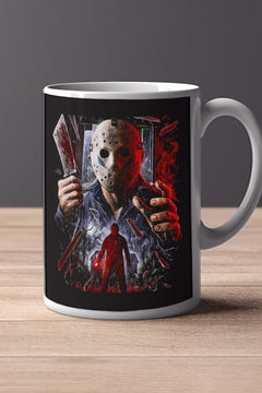 Halloween Michael Myers 11oz Mug | Horror Film | Movie Poster Design | Scary Halloween Decor | Creepy Mug Gift
