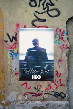 The Newsroom | Jeff Daniels Gloss Poster for Fans of the TV Show and Aaron Sorkin Designs