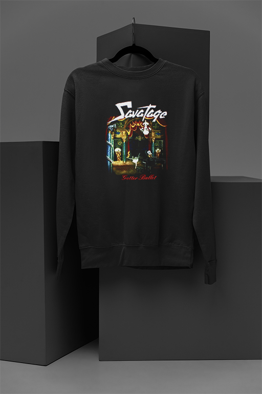 Savatage Gutter Ballet | Vintage Rock Band Sweatshirt - 80s Metal Fashion - Savatage Era Inspired - Retro Music Fan Attire