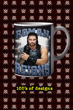 Roman Reigns 11oz Mug Pro Wrestling Superstar The Big Dog Merchandise Gift | WWE Champion Unique Coffee Cup Decor
