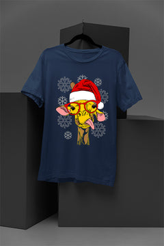 UGLY Goofy Giraffe in Santa Hat | Retro Christmas Ugly Design | Vintage 90