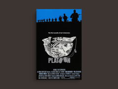 Platoon Canvas Print | Film Platoon Design | Charlie Sheen Canvas Art