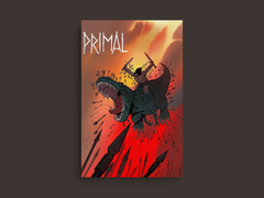 Primal Canvas Print | Fang-tastic Primal Design | TV Show Fan Art | Genndy Tartakovsky