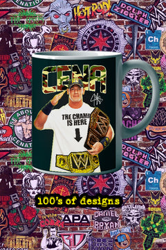 JOHN CENA 11oz Mug | Pro Wrestling Legend Cena Image Merchandise