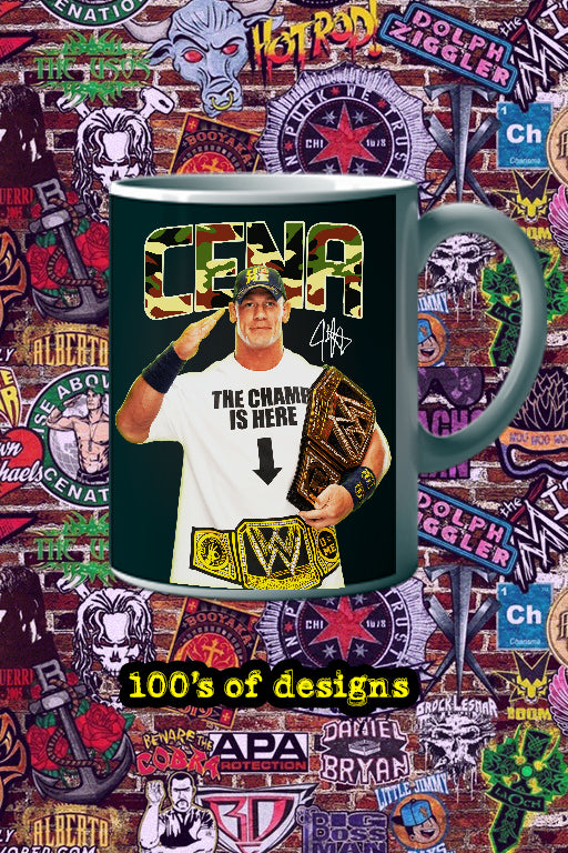 JOHN CENA 11oz Mug | Pro Wrestling Legend Cena Image Merchandise