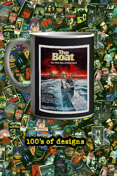 The Boat 11oz Mug Featuring Lead Actor's Name | Film Memorabilia | Unique Design