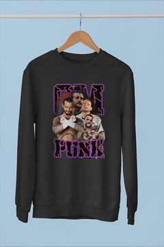 CM Punk WWE Sweatshirt | Best in the World Collection | Straight-Edge Superstar Apparel | Vintage