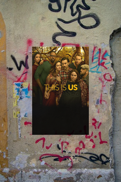 This Is Us Premium Gloss Poster featuring Sterling K. Brown | Mandy Moore | TV Show Design