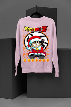 UGLY Dragon Ball Z Goku Christmas Chaos Sweatshirt | Ugly Christmas Sweater | Anime Xmas