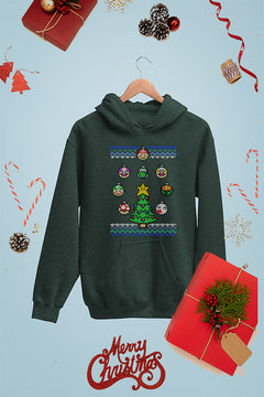 KIDS UGLY Super Mario Bros Christmas Chaos Hoodie | Retro Gaming | Festive Fun |