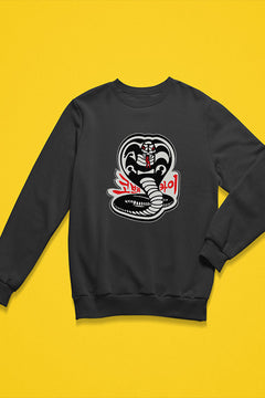 "Cobra Kai Korean Logo Vintage 80s Iconic Sweatshirt | Retro Streetwear Fashion | N