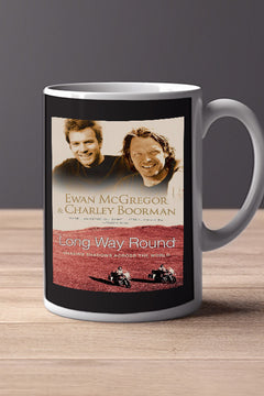 Long Way Round 11oz Mug | Ewan McGregor Design | TV Show Poster Merchandise