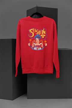 Fusion Power Sweatshirt | Dragon Ball Z Inspired | Anime Fusion Apparel | Saiyan Fusion Top