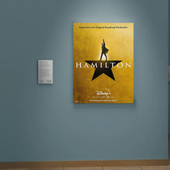 Hamilton Canvas Print - Lin-Manuel Miranda | Musical Theater Wall Art | Film-inspired Home Decor | Broadway Fan Gift