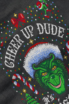 KIDS UGLY Grinch with Motto "Cheer Up Dude" Christmas T-shirt |
