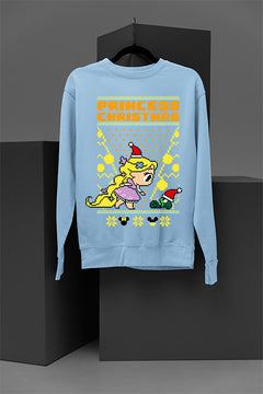 UGLY Christmas Princess | Retro Ugly Christmas Sweater | Vintage Christmas Princess Sweatshirt | Nost