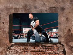 WWE Attitude Era The Great One Dwayne Johnson Poster | Wrestling Vintage Throwback Design | Retro WWE Attire Collectible Art