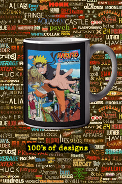 Naruto Shipuuden | 11oz Mug | Naruto Uzumaki | TV Show Gift | Naruto Shipuuden Poster Design | Anime Coffee Cup