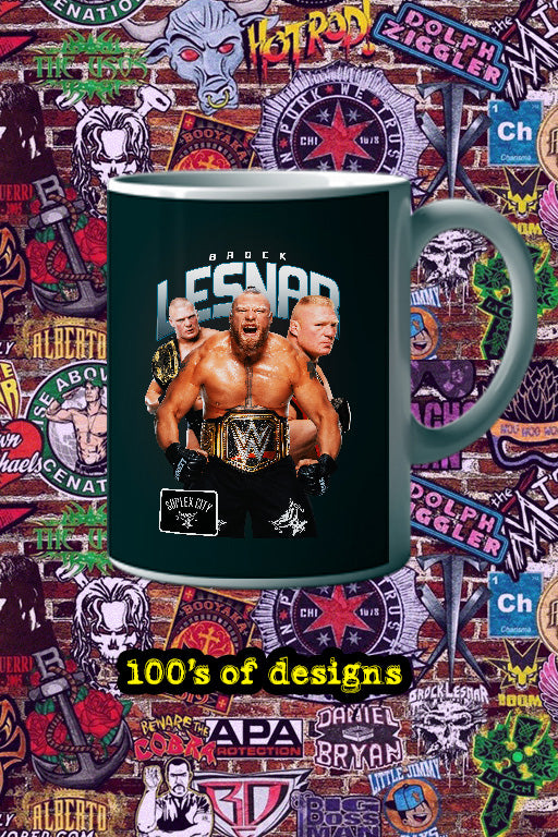 BROCK LESNAR 11oz Mug | WWE Superstar Brock Lesnar | Wrestling Fan Gift