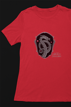 Legendary House of The Dragon Shield T-Shirt | Game of Thrones Inspired Tee | Dragon Emblem Apparel | Stylish House of The Dragon Design