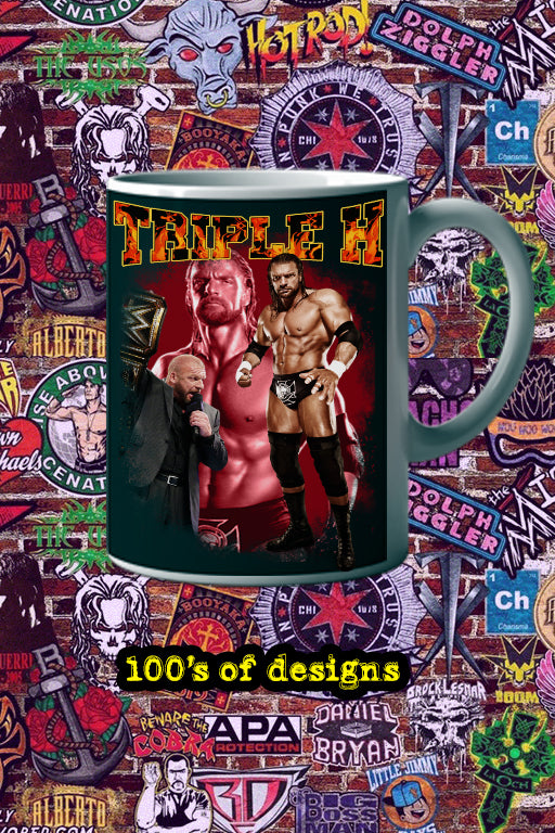 Triple H 11oz Mug | Pro Wrestling | WWE | Triple H Design | Wrestling Fan Gift