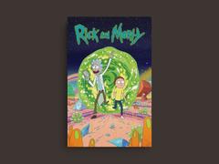 Rick and Morty Canvas Print | Rick and Morty TV Show | Wall Art Decor - Rick and Morty | Unique Fan Gift | Geeky Room Decor - Rick and Morty | Rick and Morty Design - Rick and Morty | Alternative TV