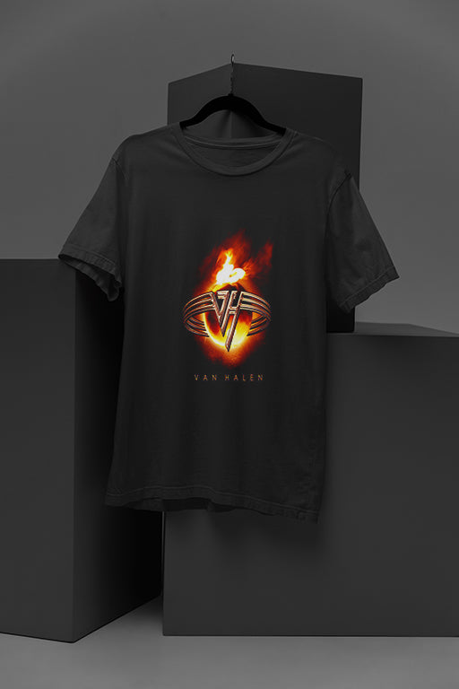 Van Halen | Retro Rock Band Tee | Vintage Guitar Legends | 80s Hard Rock Shirt | Eddie Van Halen Inspired Fashion | David Lee Roth Era Merch | Classic Rock Apparel | Heavy Metal Tribute Top