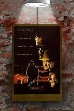 Unforgiven Clint Eastwood Premium Gloss Poster | Classic Film Western Design