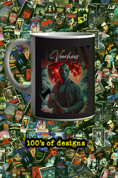Halloween Jason Voorhees 11oz Mug | Horror Film Poster Design