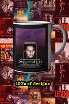 Dances with Wolves 11oz Mug featuring Kevin Costner | Film Memorabilia Ethnic Design