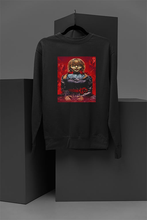 Horror | Annabelle The Conjuring | Cozy Pullover | Warm Sweatshirt | Halloween
